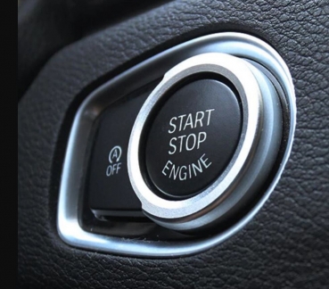 RING STARTKNOPF ALUMINIUM, BMW 1/2/3/4 SERIE F20 F21 F30 F32 F33 F34 F36 F45 F46 F48