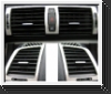BLENDEN L‹FTUNGSWALZEN, EDELSTAHL MATTIERT, BMW E81,E82,E87,E88